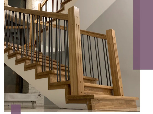 Реставрация деревянных и металлических лестниц в Уфе