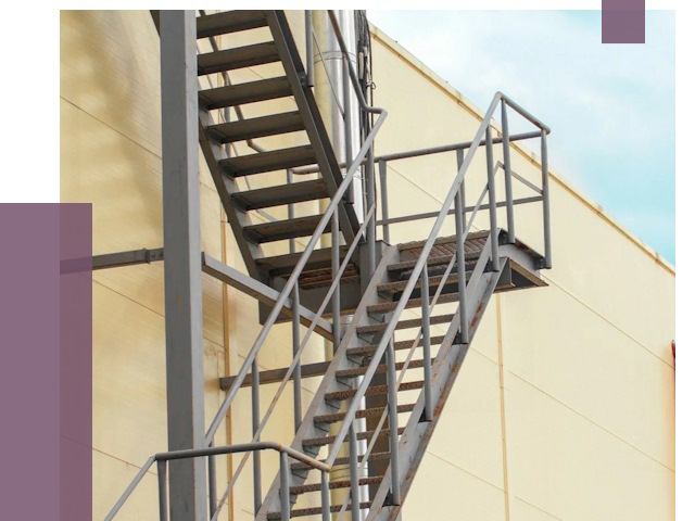 Пожарные лестницы в Уфе от 12330 руб. — монтаж и продажа | ПРОЛЁТ-Уфа