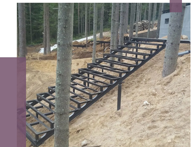 Монтаж металлических лестниц в Уфе от 13614 руб. 