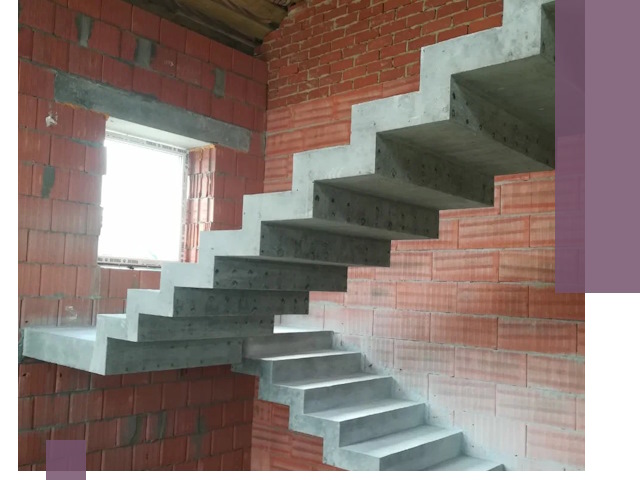 Бетонные лестницы под ключ в Уфе: монтаж, демонтаж, ремонт