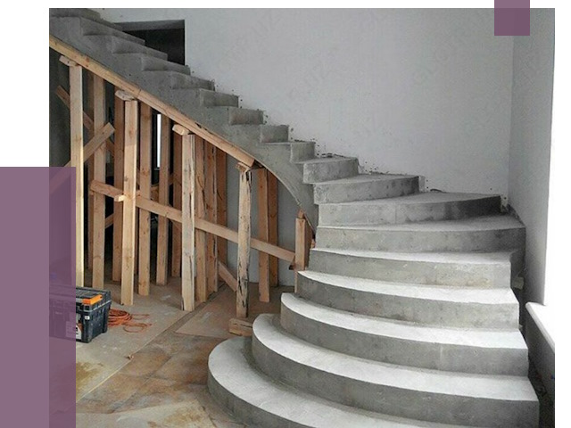 Изготовление бетонных лестниц под ключ в Уфе от 20036 руб. | ПРОЛЁТ-Уфа