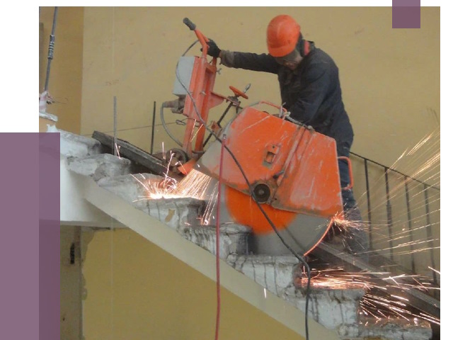 Демонтаж бетонных лестниц в Уфе от 4624 руб. за м2 | ПРОЛЁТ-Уфа