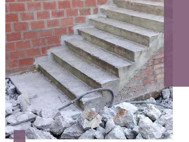 Демонтаж бетонных лестниц в Уфе: быстро и безопасно