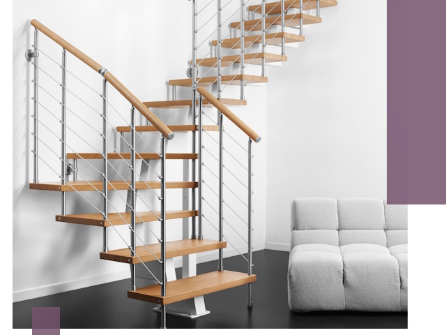 Модульные лестницы под ключ в Уфе — монтаж и изготовление