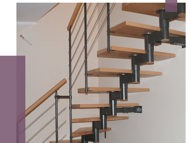 Изготовление модульных лестниц в Уфе от 11559 руб. 