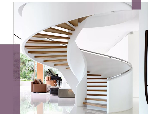 Винтовые лестницы в Уфе под ключ от 48806 руб. | ПРОЛЁТ-Уфа