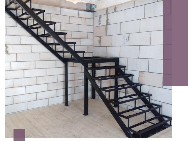 Лестницы на металлокаркасе под ключ в Уфе — изготовление и монтаж