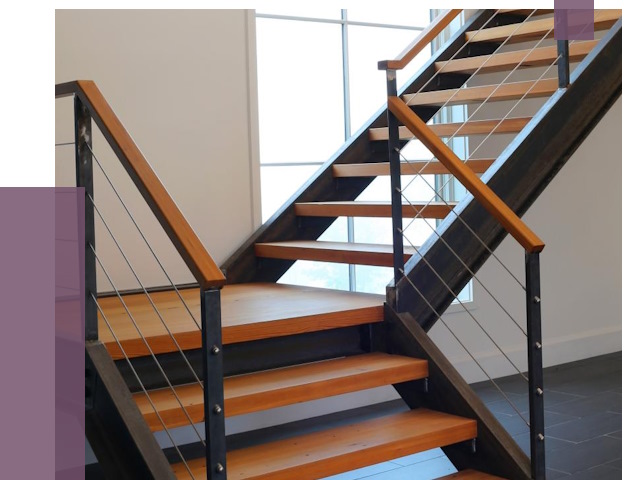 Изготовление лестниц на металлокаркасе в Уфе от 19009 руб. | ПРОЛЁТ-Уфа