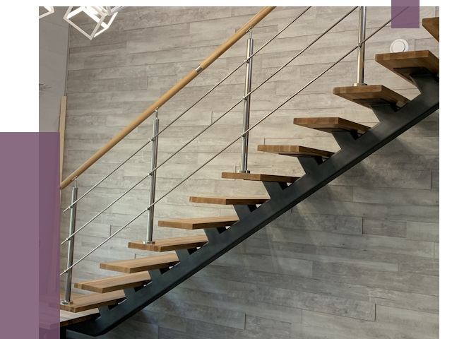 Изготовление лестниц на монокосоуре в Уфе от 76549 руб. 