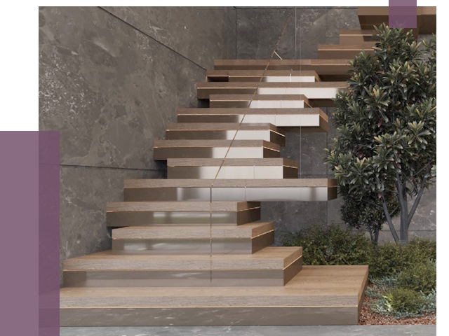 Современные лестницы в Уфе от 13871 руб. | ПРОЛЁТ-Уфа