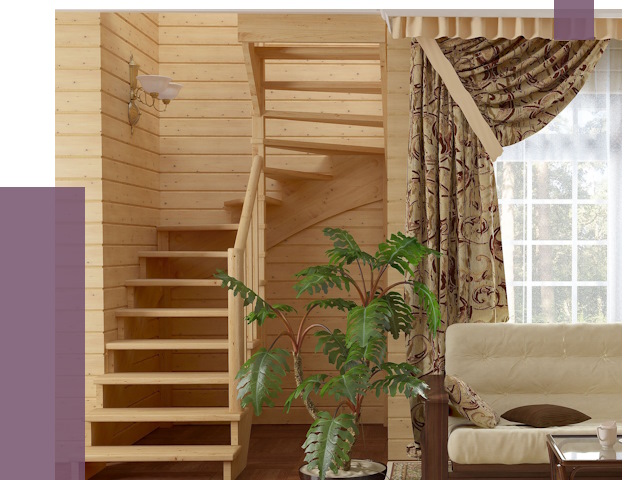 Лестницы для дачи в Уфе от 76292 руб.  | ПРОЛЁТ-Уфа