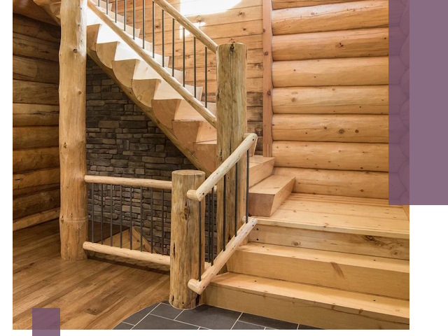 Лестницы в баню под заказ и профессиональный монтаж в Уфе