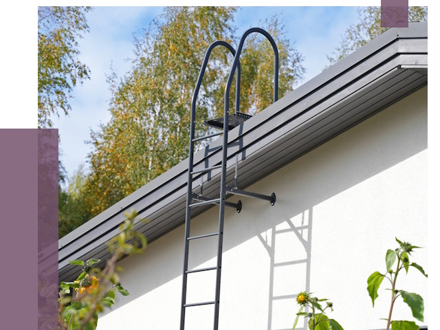 Лестницы на крышу в Уфе от 19214 руб. — монтаж и монтаж ПРОЛЁТ-Уфа