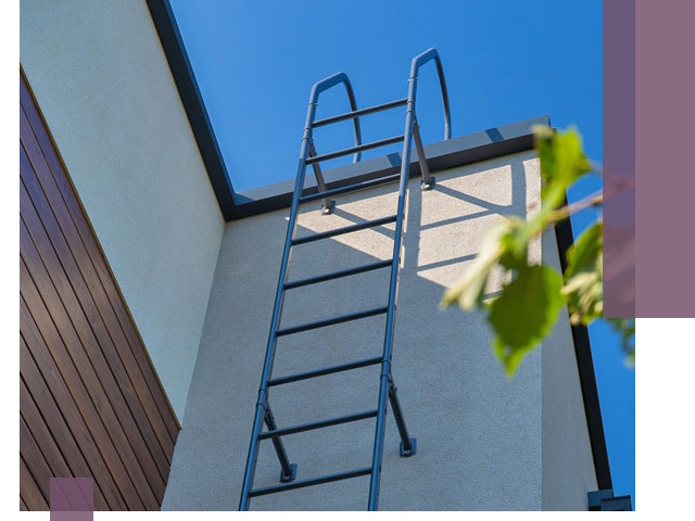 Лестницы на крышу в Уфе — изготовление, монтаж, демонтаж
