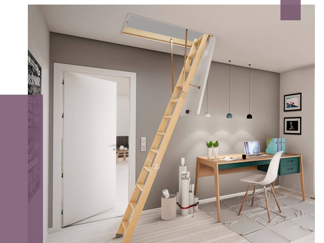 Чердачные лестницы в Уфе — от 14642 руб. | ПРОЛЁТ-Уфа
