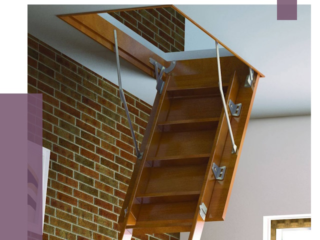 Установка чердачной лестницы в Уфе от 7860 руб. | ПРОЛЁТ-Уфа