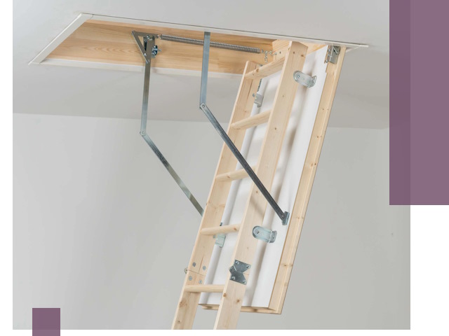 Установка чердачной лестницы под ключ в Уфе