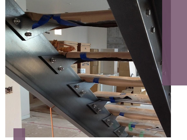 Усиление лестничных конструкций и усиление опор в Уфе