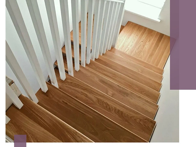 Лестницы из бука в Уфе: изготовление, монтаж и демонтаж