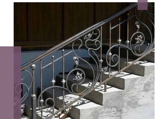 Кованые перила в Уфе от 8734 руб. под ключ — качество от ПРОЛЁТ-Уфа