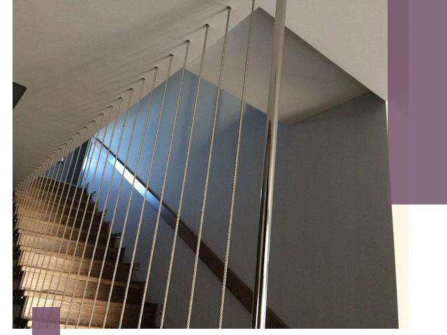 Тросовые перила под ключ в Уфе — производство и монтаж