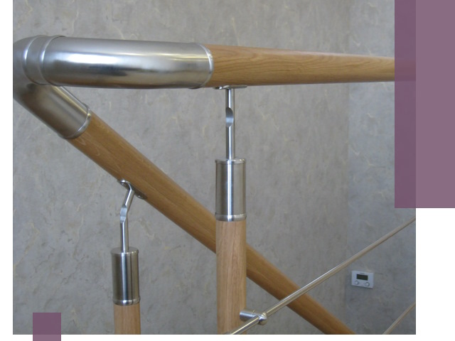 Комбинированные перила на заказ в Уфе — монтаж и производство