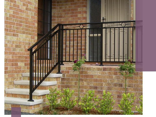 Уличные перила из металла под ключ в Уфе