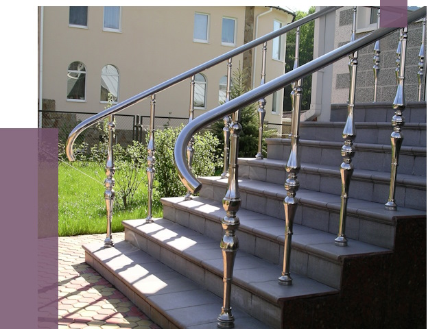 Перила для крыльца в Уфе от 10789 руб. — монтаж ПРОЛЁТ-Уфа