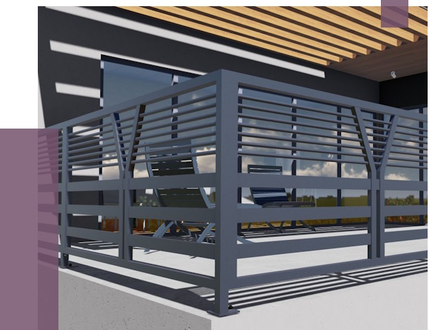 Изготовление балконных ограждений в Уфе от 10789 руб. | ПРОЛЁТ-Уфа