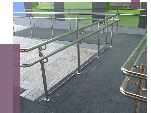 Ограждения пандусов в Уфе от 4367 руб. монтаж | ПРОЛЁТ-Уфа