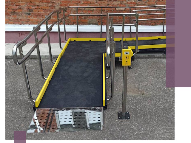 Изготовление наклонных пандусов для инвалидов в Уфе