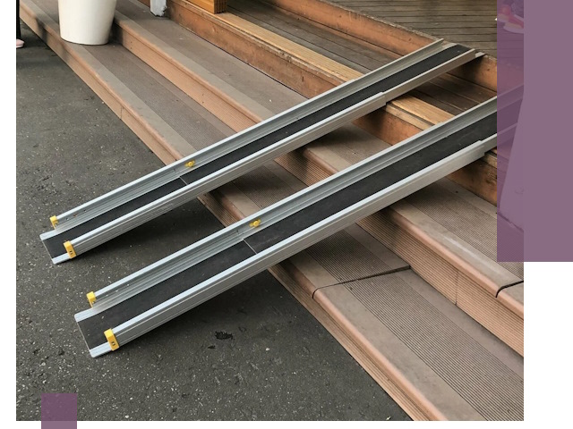 Телескопические пандусы под ключ в Уфе — изготовление и монтаж