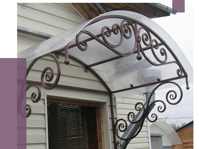 Изготовление козырьков в Уфе от 7398 руб. — заказать | ПРОЛЁТ-Уфа