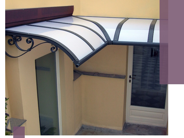 Монтаж козырьков любой сложности в Уфе под ключ