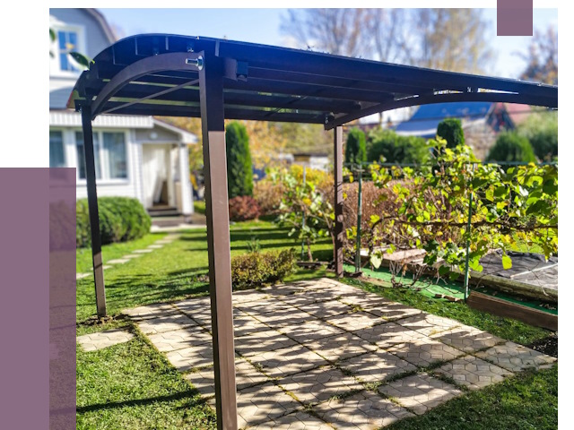 Навесы для дачи в Уфе от 12792 руб. под ключ — ПРОЛЁТ-Уфа