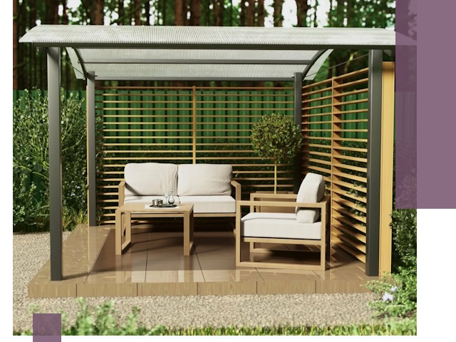 Навесы для дачи в Уфе: изготовление, монтаж и демонтаж