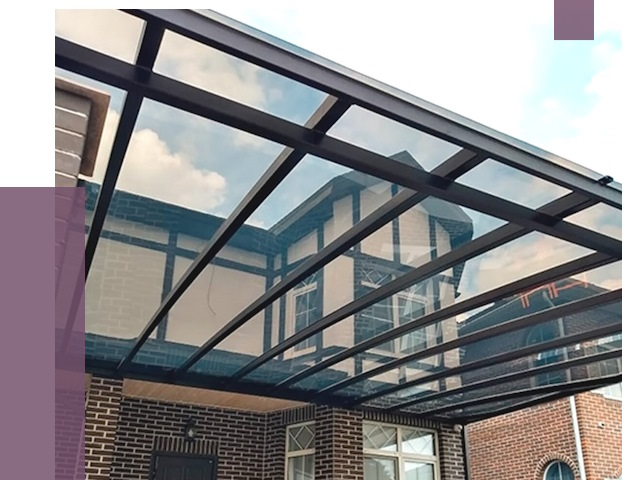 Навесы из поликарбоната в Уфе от 8652 руб. под ключ — ПРОЛЁТ-Уфа