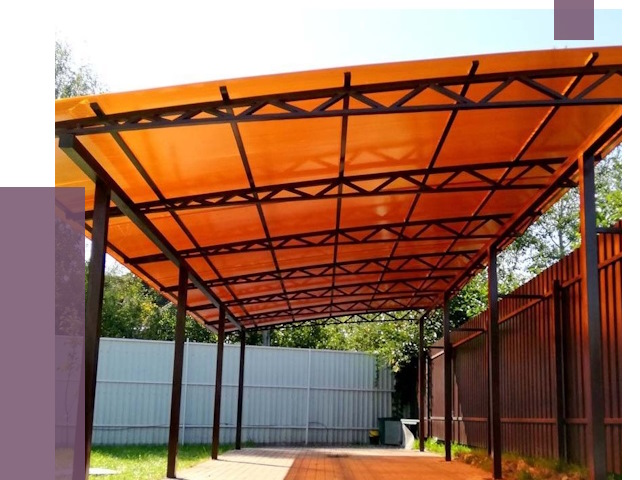 Односкатные навесы под ключ в Уфе от 13203 руб. 