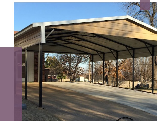 Двускатные навесы в Уфе от 8066 руб.  | ПРОЛЁТ-Уфа