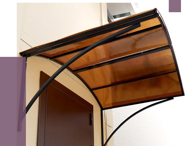 Недорогие козырьки в Уфе от 7624 руб.  | ПРОЛЁТ-Уфа