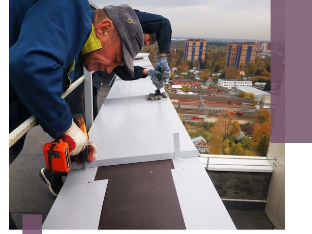 Монтаж парапетов в Уфе — установка прочных металлических ограждений