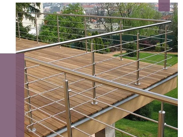 Алюминиевые парапеты в Уфе под ключ от 7809 руб. 