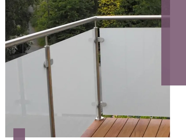 Алюминиевые парапеты для балконов и террас в Уфе