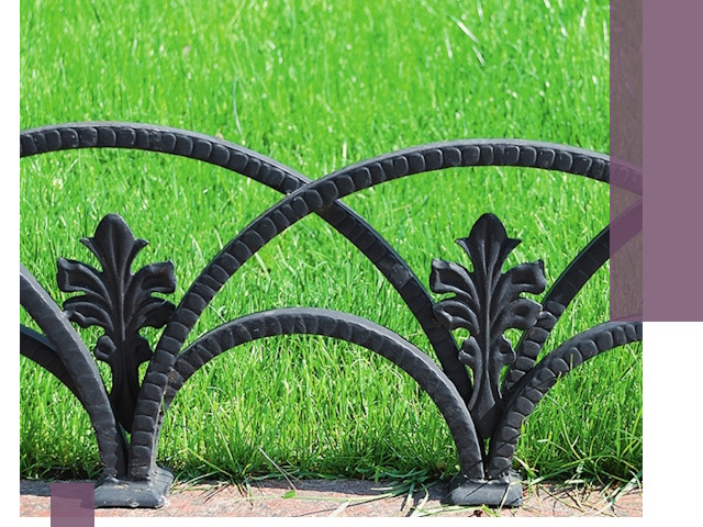 Декоративные металлические бордюры под ключ в Уфе