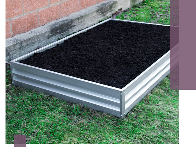 Металлические бордюры для грядок в Уфе: прочность и аккуратность