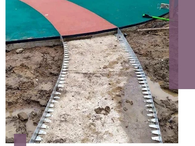 Металлические бордюры для дорожек в Уфе — монтаж и изготовление