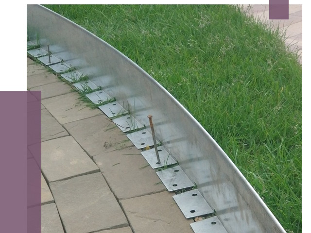 Металлические бордюры для тротуаров в Уфе от 8734 руб.