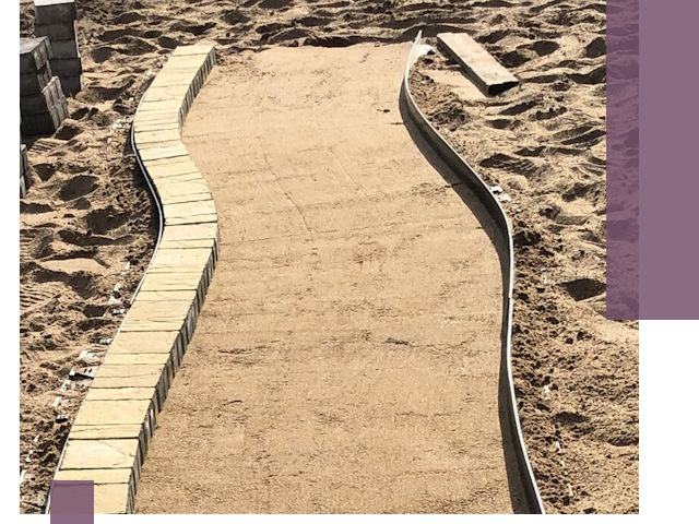 Металлические бордюры для тротуаров в Уфе — прочные и долговечные