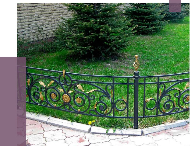 Кованые газонные ограждения в Уфе от 7655 руб. — ПРОЛЁТ-Уфа